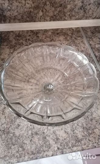 Ваза для фруктов на ножке СССР