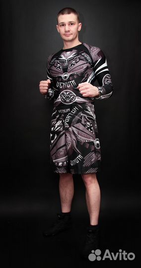 Комплект: рашгард шорты Venum gladiator