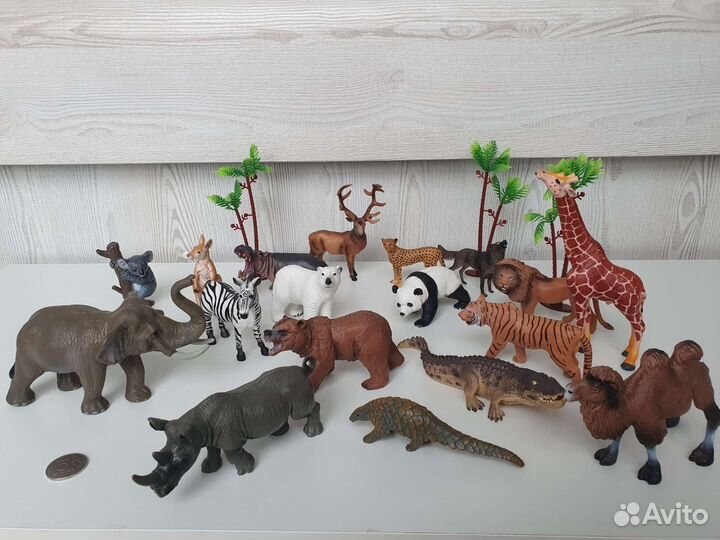 Игрушки фигурки животных