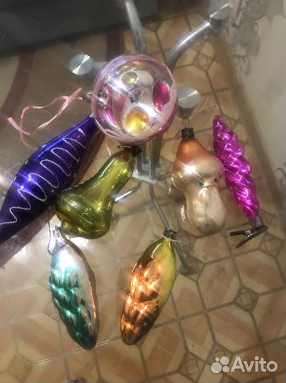 Елочные игрушки СССР