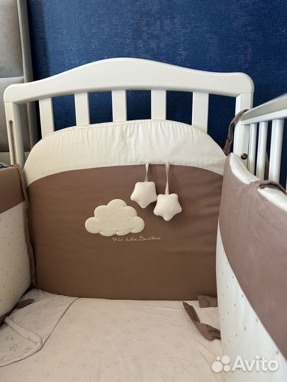 Бампер-подушки для детской кроватки, защита