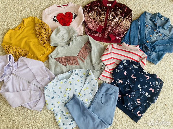 Фирменные вещи пакетом на рост 116,122,128