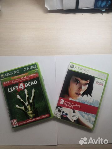 Left 4 Dead, Mirror's Edge Xbox(360,One,SX)