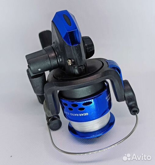 Катушка рыболовная безынерционная с леской