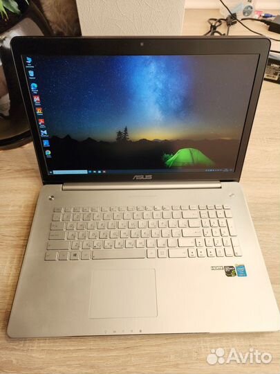 Asus N750J, core i7, 16gb, SSD, GTX850m, 17