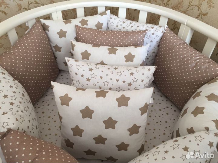 Бортики, простыня на резинке