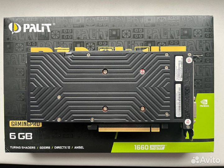 Palit 1660 super gaming pro 6gb