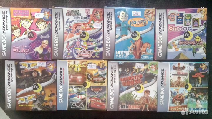 Игры и Картриджи для game BOY advance