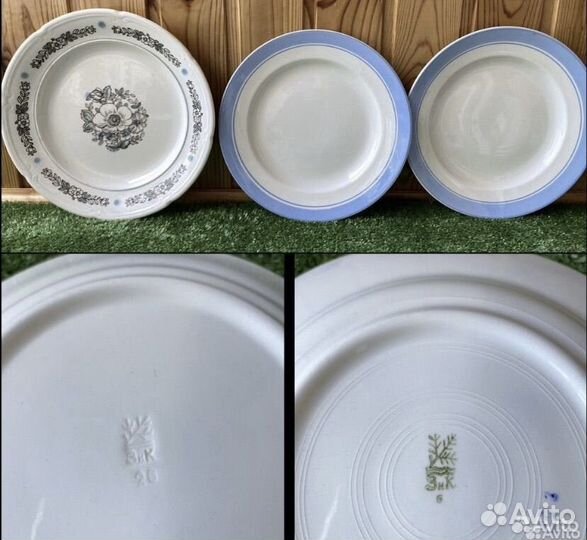 Тарелки фарфор Миски эмалированные Посуда