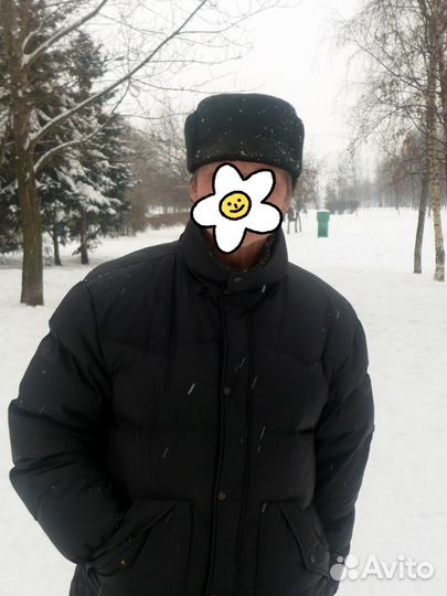 Меховая мужская шапка-кепи