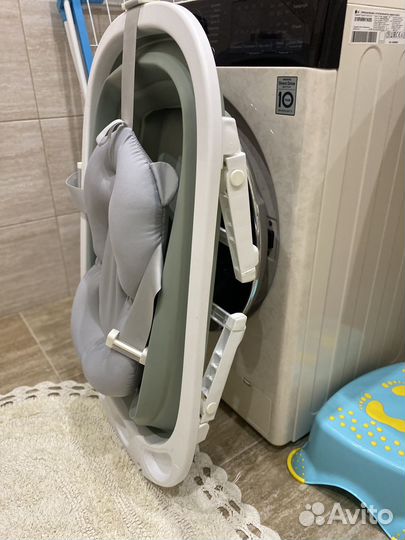 Ванночка для купания складная с матрасиком