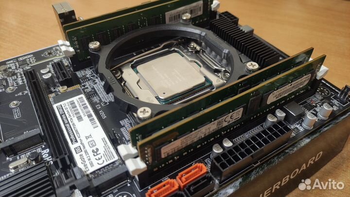 Материнская плата x99+ 2670v3 (4 Channel)