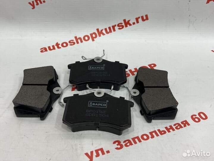 Колодки задние Renault Megan 2 Рено Меган 2