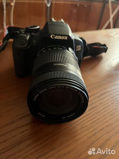 Зеркальный фотоаппарат canon 650d