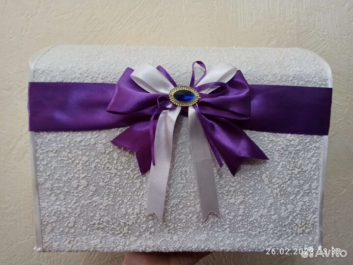 Свадебный сундук для денег