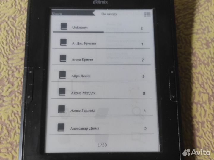 Электронная книга Ritmix