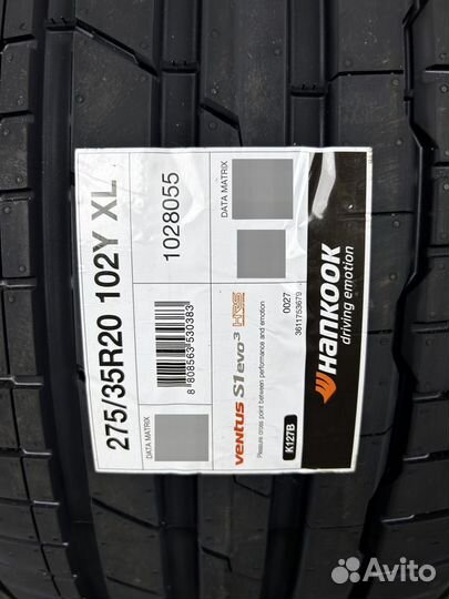 Hankook Ventus S1 Evo 3 K127B 275/35 R20 102Y