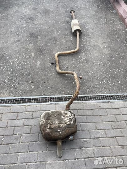 Выхлопная трасса Ford Mondeo 4 2.0 145 л.с