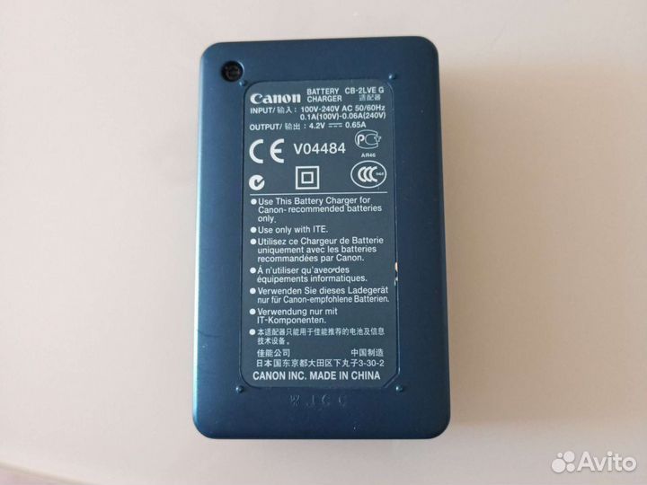 Зарядное устройство cb-2lve g для canon
