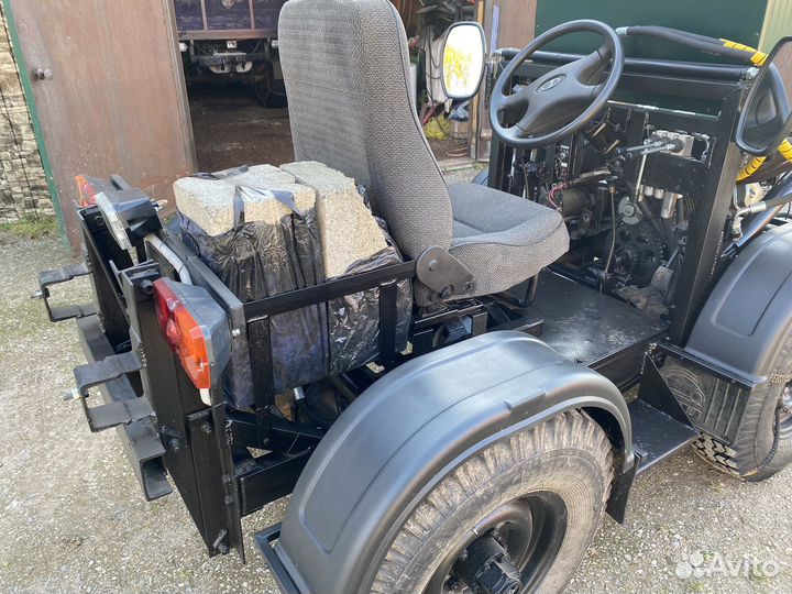 Самодельный мини трактор с куном