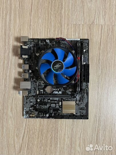 Pentium g4560 + Asus h110 + 8gb