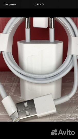 Зарядка на iPhone 5 w 1A Новая Оригинальная
