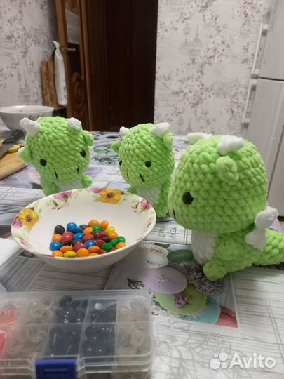 Вязаный дракончик
