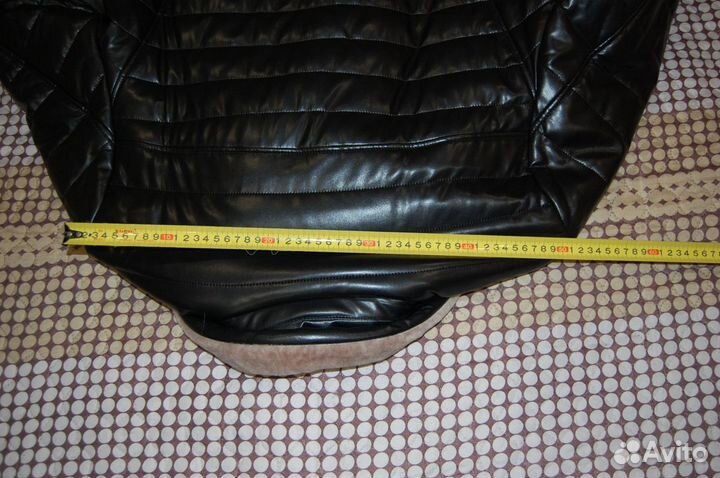 Кожаная куртка-дублёнка 