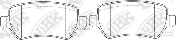 Колодки задние (opel astra G, H) PN0329 PN0329