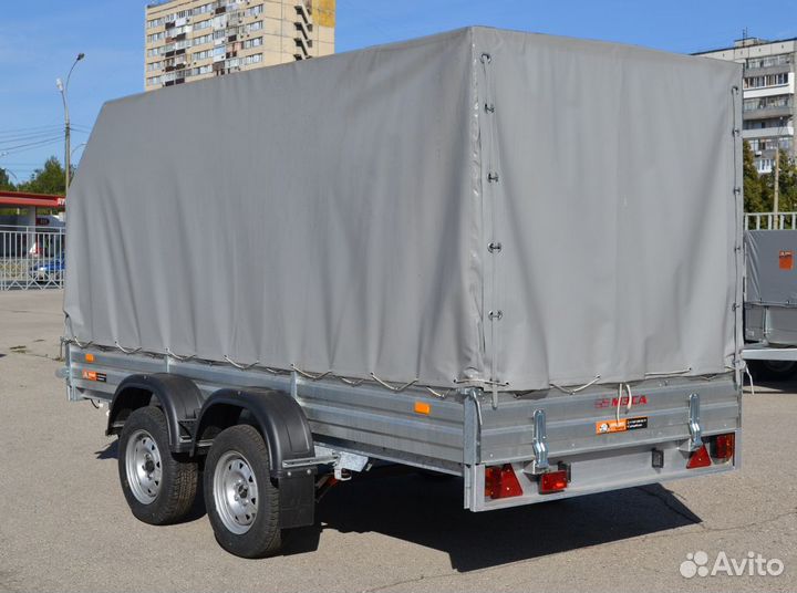 Прицеп легковой двухосный 3.5х1.51х15 мзса 817732