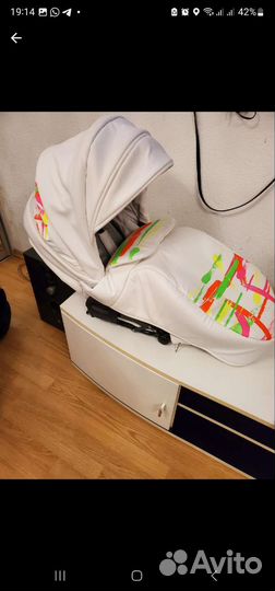 Коляска 3 в 1 Tako baby junama neon