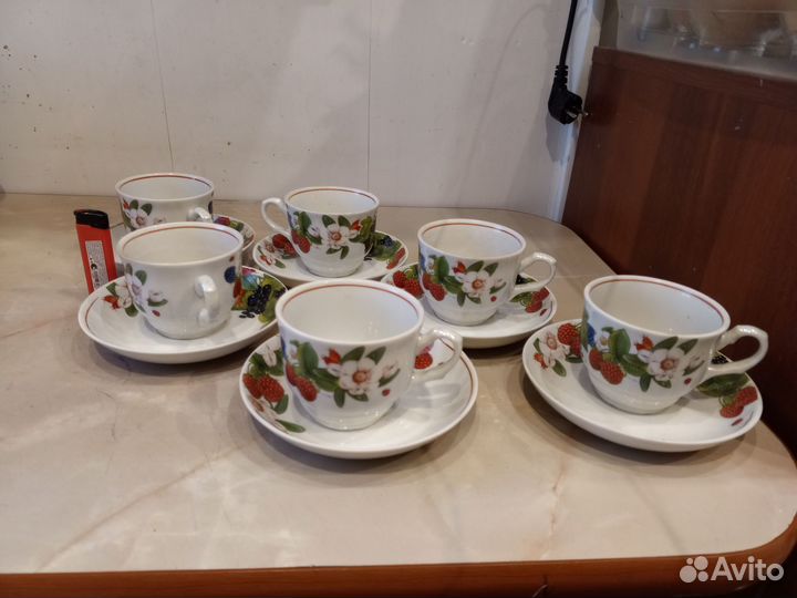 Сервиз чайный фарфоровый Добрушский завод, донор
