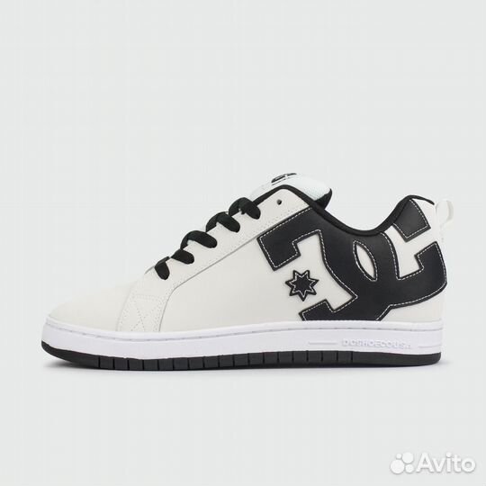 Кеды DC Shoes Court Graffik White / Logo Black