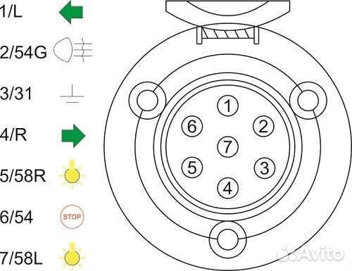 Блок согласования фаркопа универсальный