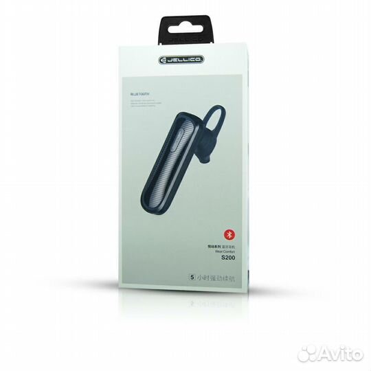 Bluetooth гарнитура jellico S200 Black
