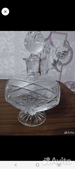 Графин и кружки хрустальные