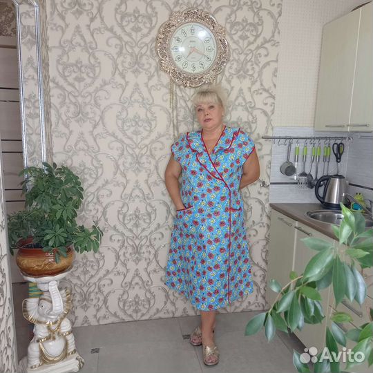 Халат женский на запах новый 48-62