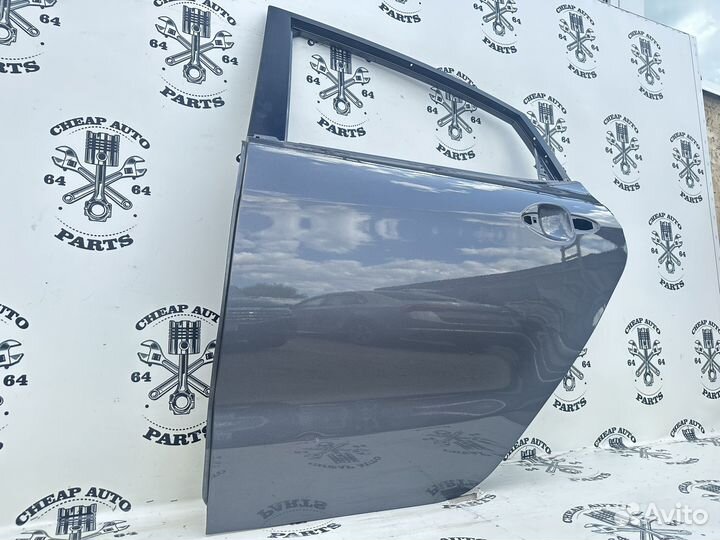 Дверь задняя левая Kia Rio 3 б/у Оригинал Серый