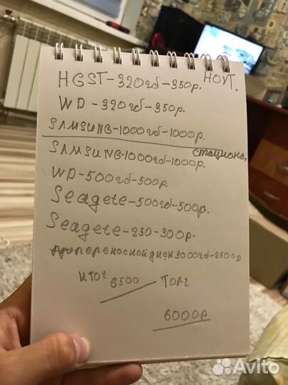 Жесткий диск hdd