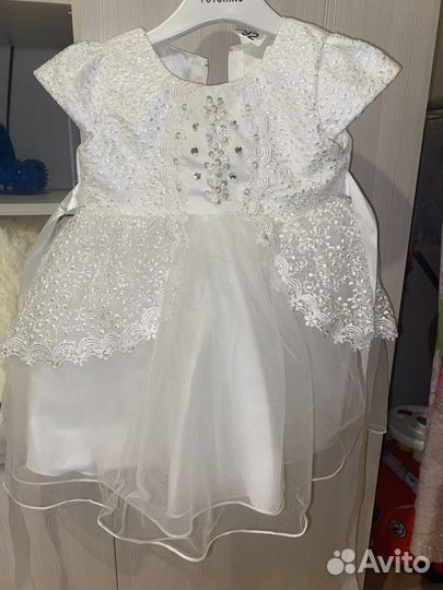 Платье для девочки 92