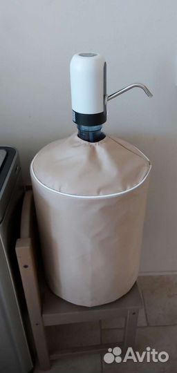 Чехол для бутылки 19 л. (под помпу) аква нью, беж