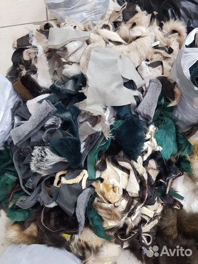 Обрезь меха и кожи
