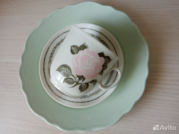 Кофейная пара лфз Роза. СССР