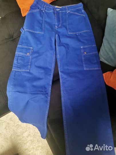 Джинсы широкие женские