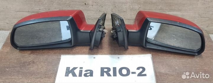 Зеркало наружное 7 пинов Kia Rio 2, 2008г