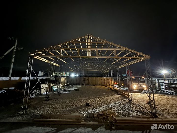 Холодный ангар 10х18