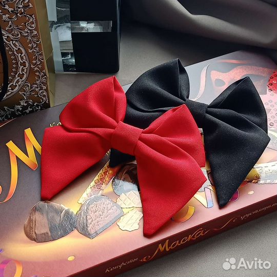 Бант из ткани ручная работа