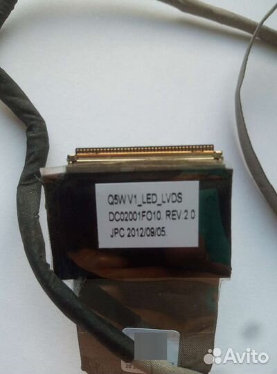 Шлейф для матрицы ноутбука Packard bell EasyNote T