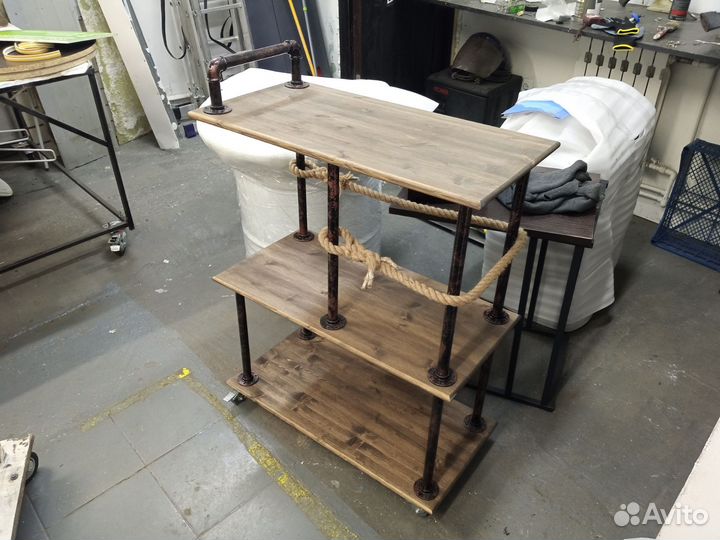 Брутальная мебель стиля