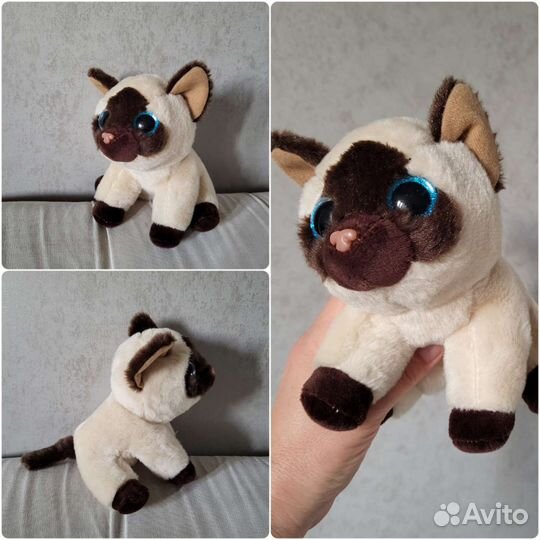 Мягкая игрушка глазастик кошка кот черепаха собака